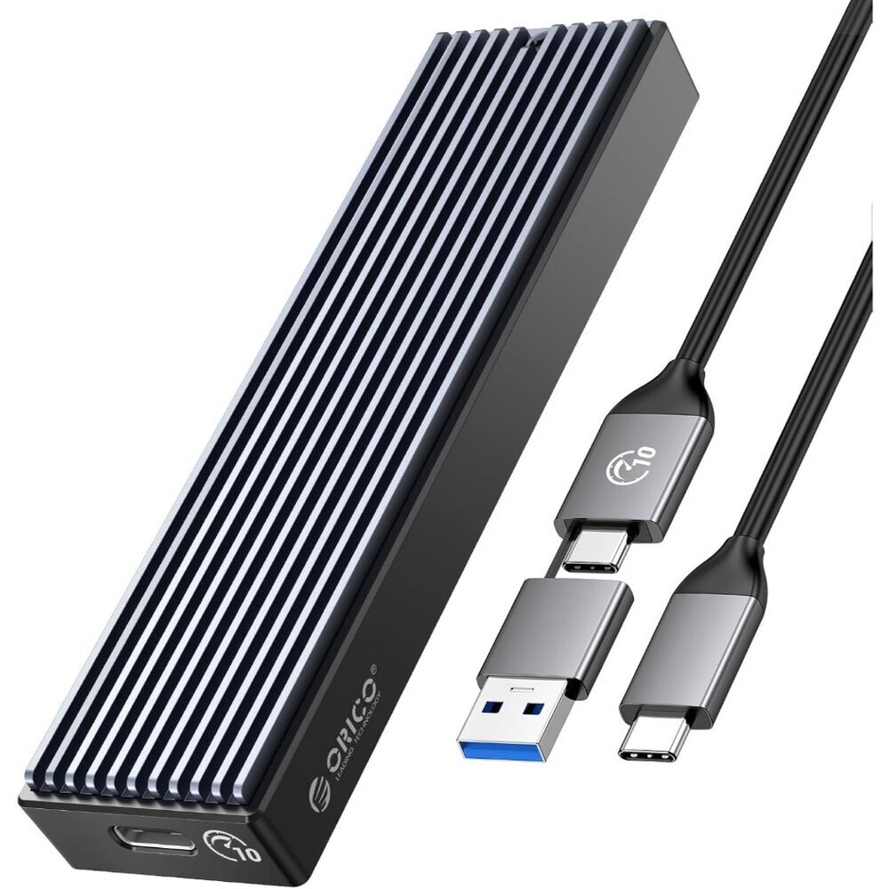 SSD Enclosure, USB 3.1 Gen 2 10 Gbps PCIe External Adapter NVMe Case for 2230/22